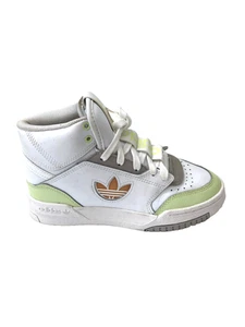 Adidas sneakers giovanili scarpe alte casual bianco verde taglia 4,5 ($) - Foto 1 di 6