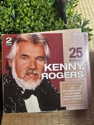 25 Best Kenny Rogers & Country Classics 2 CD Combo Set Lady True Love Ways ✅ - Image 1 of 4