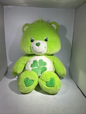 Raro 2003 Care Bear “Good Luck” Lucky 26” Coleccionable Jumbo Peluche Trébol Verde Foto 1 de 4