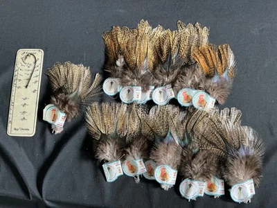 From Spain Rooster Pluma Gallo Leon  Prado  Saddle Hackle feathers - Image 1 of 4