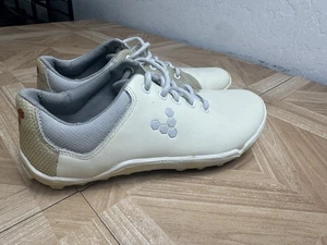 VIVOBAREFOOT WOMENS US Size 8.5 Cream HYBRID GOLF SHOES - Picture 1 of 14