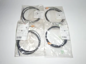 *Lot of 4* IFM Electronic EVC141 Sensor Cable Female Cordset 2M 50VAC/60VDC 3... - Picture 1 of 6