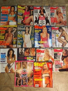 14pc Stuff Magazine 2005-06 Lot Issues Sofia Vergara Stacy Keibler Joanna Krupa - Picture 1 of 7