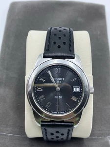 Tissot Mens Watch PR50 Stainless Steel J376/476K Black Genuine - Picture 1 of 22