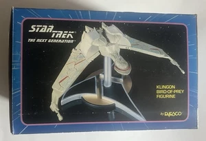 STAR TREK THE NEXT GENERATION KLINGON BIRD OF PREY SHIP ENESCO 1993 NEW - Picture 1 of 2