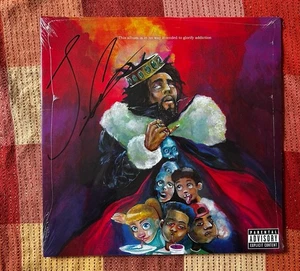J COLE Autographed Limited Edition Vinyl, Brand New With Factory Seal Signed - Picture 1 of 2
