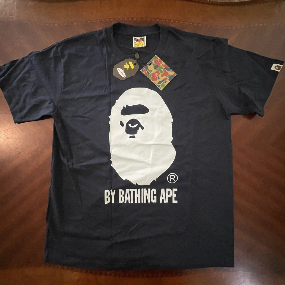 Camiseta Bape A Bathing Ape "AZUL MARINO" (TALLA GRANDE) Foto 1 de 4