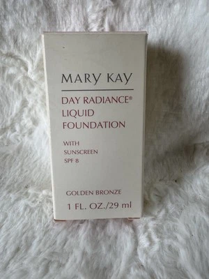 RARE Mary Kay "GOLDEN BRONZE" Day Radiance Liquid FOUNDATION Full Size 1504 - Image 1 of 2