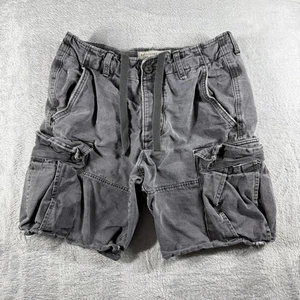 Abercrombie & Fitch Shorts Mens 31 Cargo Drawstring Heavy Duty Utility Y2K - Picture 1 of 13