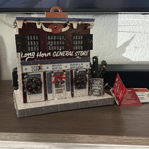 Scatola di cartone natalizia casa di Natale / con luci nuova - Foto 1 di 7