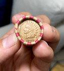 SHOTGUN ROLL OF (50) INDIAN HEAD CENTS 1859-1909 OLD INDIAN HEAD PENNIES