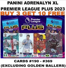 PANINI ADRENALYN XL PREMIER LEAGUE PLUS 2023 2022/23 #190 - #369 Base &Foil Card