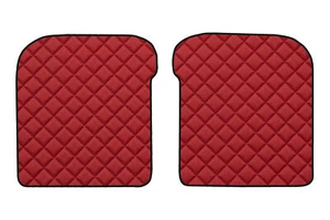 Tappetini AUTO ecopelle - retro per AUDI COUPE 10.88-12.96 Coupè ROSSO - Foto 1 di 3