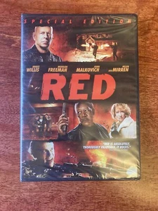 RED (DVD, 2010) Bruce Willis, Morgan Freeman, Helen Mirren - Brand New, Sealed! - Bild 1 von 2