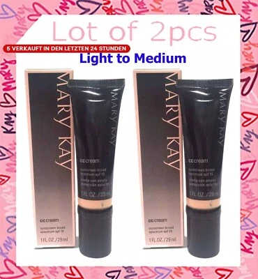 LOT OF 2 ST Mary Kay CC Cream mit LSF 15   2027 exp - Bild 1 von 4