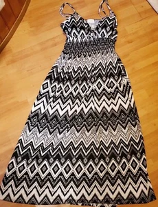 Bobbie Brooks Maxi Dress Spaghetti Strap V-Neck Size XL - Picture 1 of 3