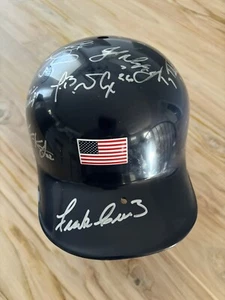 2004 TEAM USA SIGNED Helmet Toy Tulowitzki Ryan Zimmerman Alex Gordon++ More COA - Picture 1 of 10