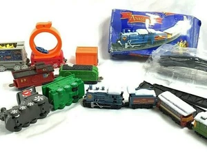 Vintage Anastasia Train Set Missing 2 Track Pieces & McDonalds Trains Hot Wheels - Picture 1 of 1