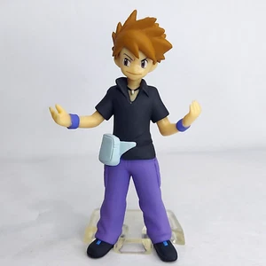 Pokemon Scale World 3" 1:20 Blue Green Gary Trainer Mini Figure Kanto - Picture 1 of 3