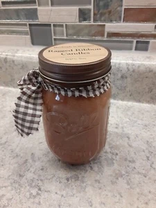 Ragged Ribbon Candles Coffee Scent 16oz 100% Soy Candle Handmade in Wisconsin - Picture 1 of 10