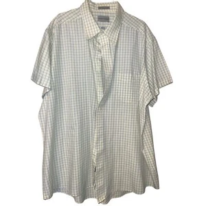 Camicia elegante uomo David Taylor manica corta con bottoni taglia 18,5 ago singolo - Foto 1 di 5