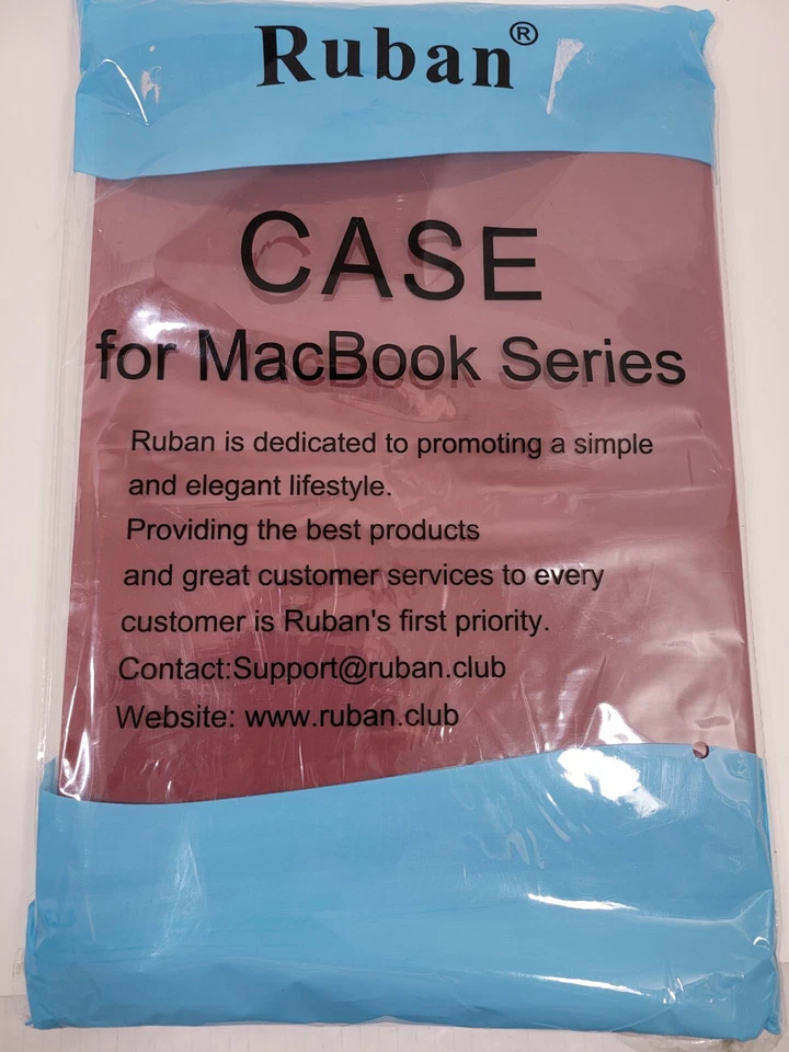 Capa RUBAN para MacBook Retina Pro 15 polegadas A1398 (2015-2012), vinho tinto - Imagem 1 de 4