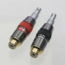 DIY Adapter RCA Jack to LEMO plug Audio Phono for Mark Levinson Madrigal CAMAC