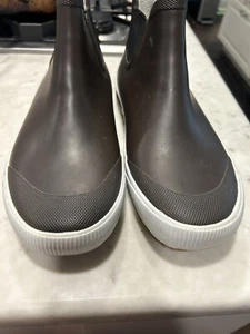 Tretorn Sz 42, Men’s Brown Rubber, Missing A Pull - Picture 1 of 7