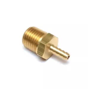 Male Hose Barb 1/8 Id to 1/8 Npt Thread Barbed Fitting Water Oil Gas Air Fuel - Picture 1 of 8