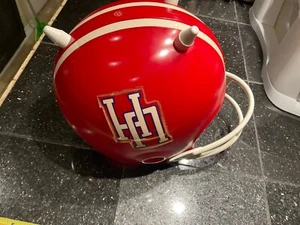 Vintage Rare Houston Cougars College Football Helmet Snack Bowl Party Bucket - Picture 1 of 11