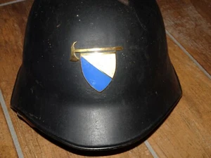 ELMETTO SVIZZERO vigile del fuoco pompieri canton zurich zurigo svizzera - Foto 1 di 3