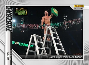 2022 PANINI WWE #56 - THEORY - MONEY IN THE BANK WINNER - 7/2/2022 - RARE #1/78 - Picture 1 of 2