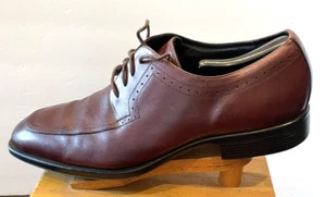 Scarpe eleganti da uomo Johnston and Murphy Cordovan marroni punta liscia stringate taglia 13 - Foto 1 di 11