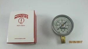 Medidor de presión Winters BB801R1LF 0-300PSI 2,5", 1/4"" NPT BTM NUEVO - Imagen 1 de 3