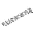 20 Pcs Kugelkette Kettenanh&#228;nger Hundemarke-Halskette Titankette Angekettet