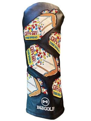 B&B Golf Driver Headcover - Let's Get This Bread !