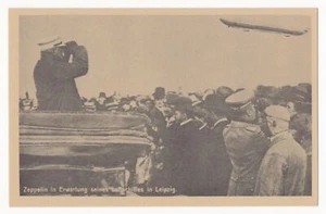 Zeppelin in Erwartung Waden Luftschiffes in Leipzig - Bild 1 von 2