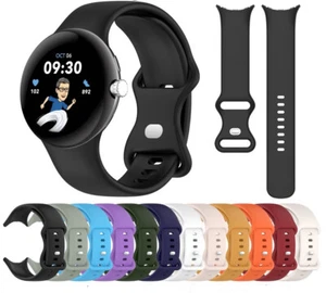 Google Pixel Watch 4 schwarz 45mm Armband Silikon anschmiegend Ersatzband Strap! - Bild 1 von 6