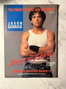 Pubblicità pinup tetti Jason Gedrick dalla rivista adolescente anni '80. - Foto 1 di 2