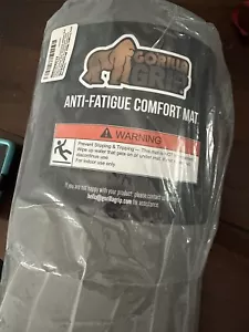 Gorilla Grip Anti Fatigue Cushioned Kitchen Floor Mats Waterproof 17x24 Black - Picture 1 of 1
