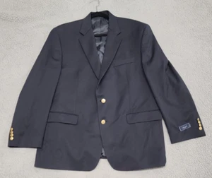 Giacca separata Chaps blazer uomo 46R blu navy lana bottoni oro prezzo al dettaglio consigliato $175 - Foto 1 di 10