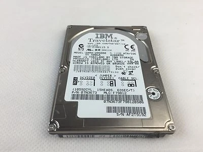 IBM Travelstar DARA-206000 07N3673 Disk Drive | with 5.12GB ATA/IDE 2.5" | 5V - Image 1 of 4