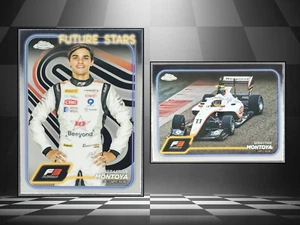 SEBASTIÁN MONTOYA Future Stars #53 and F3 Cars #125 2024 Topps Chrome Formula 1 - Picture 1 of 5