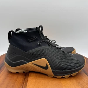 Nike Metcon X SF Shoes Mens 9 Athletic Outdoor Running Black Gum Sneakers - Picture 1 of 10