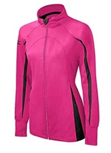 Mizuno Women's $80 XXS Dry Lite Zip Bright Pink Stretch Jacket - Picture 1 of 10