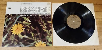 Brahms Sir Adrian Boult Symphony No. 2 In D Major Vinyl Record LP Opus 80 - Image 1 of 4
