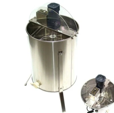 55570 Electrical honey extractor 4 Stainless steel frames HONEY SPINNER bee - Image 1 of 4