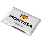 FRIDGE MAGNET - I Love Montesa, Valencia - Spain