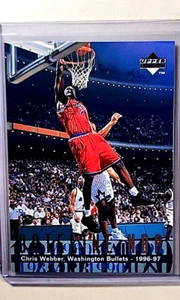 1997 1997-98 UD Upper Deck Dateline NBA Card #329 Chris Webber HOF Washington - Picture 1 of 2