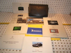 Mercedes 2001 W220 S55 S600 sedan Owners OEM 1 set of 10 Manual & MBZ  1 Case - Bild 1 von 12
